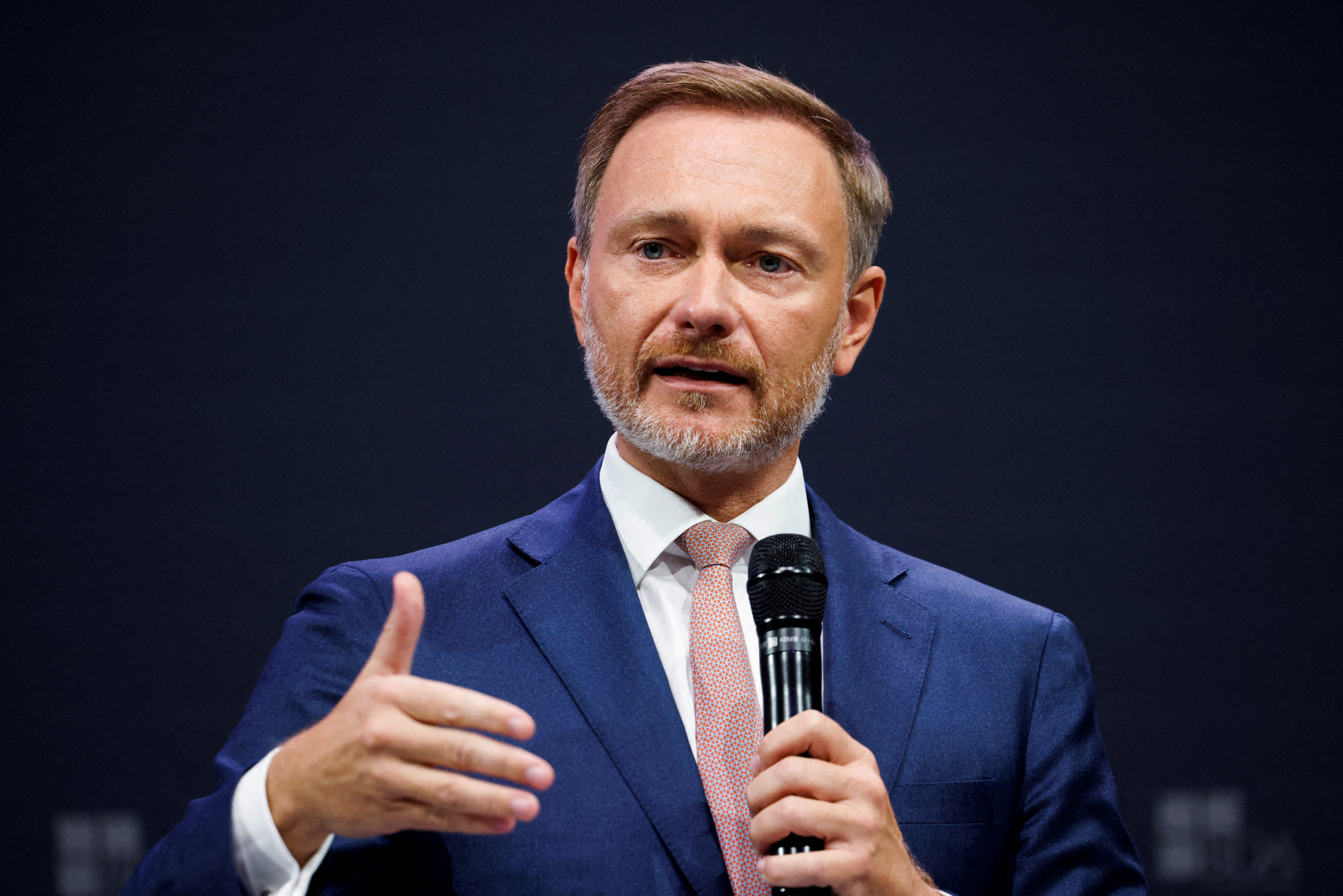 FILE PHOTO: German Finance Minister Christian Lindner addresses Employers' Day in Berlin