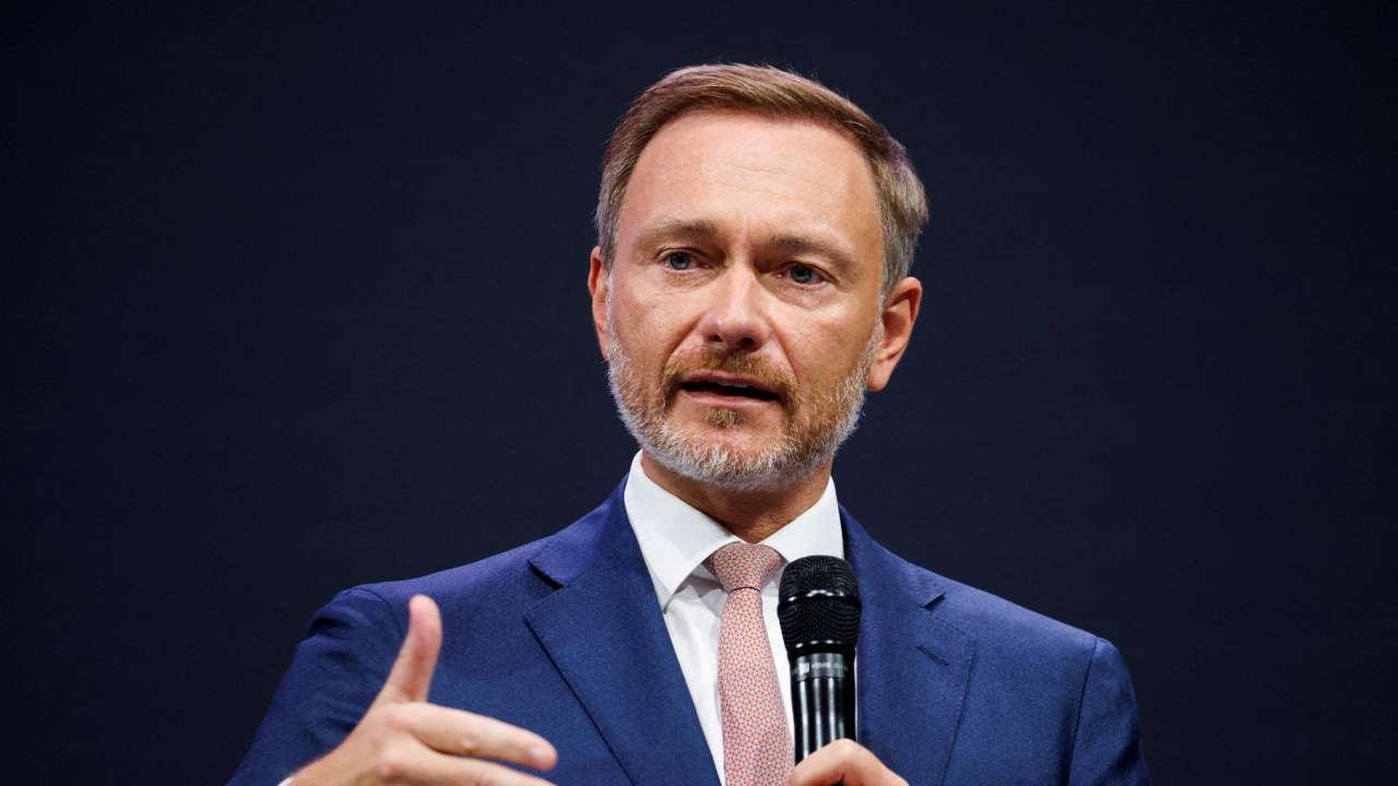 FILE PHOTO: German Finance Minister Christian Lindner addresses Employers' Day in Berlin
