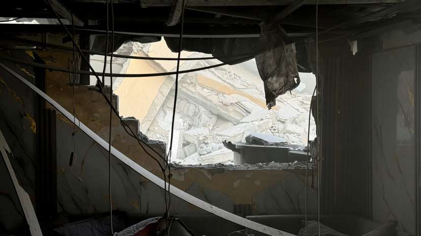 Aftermath of Israeli strikes on Beirut's southern suburbs