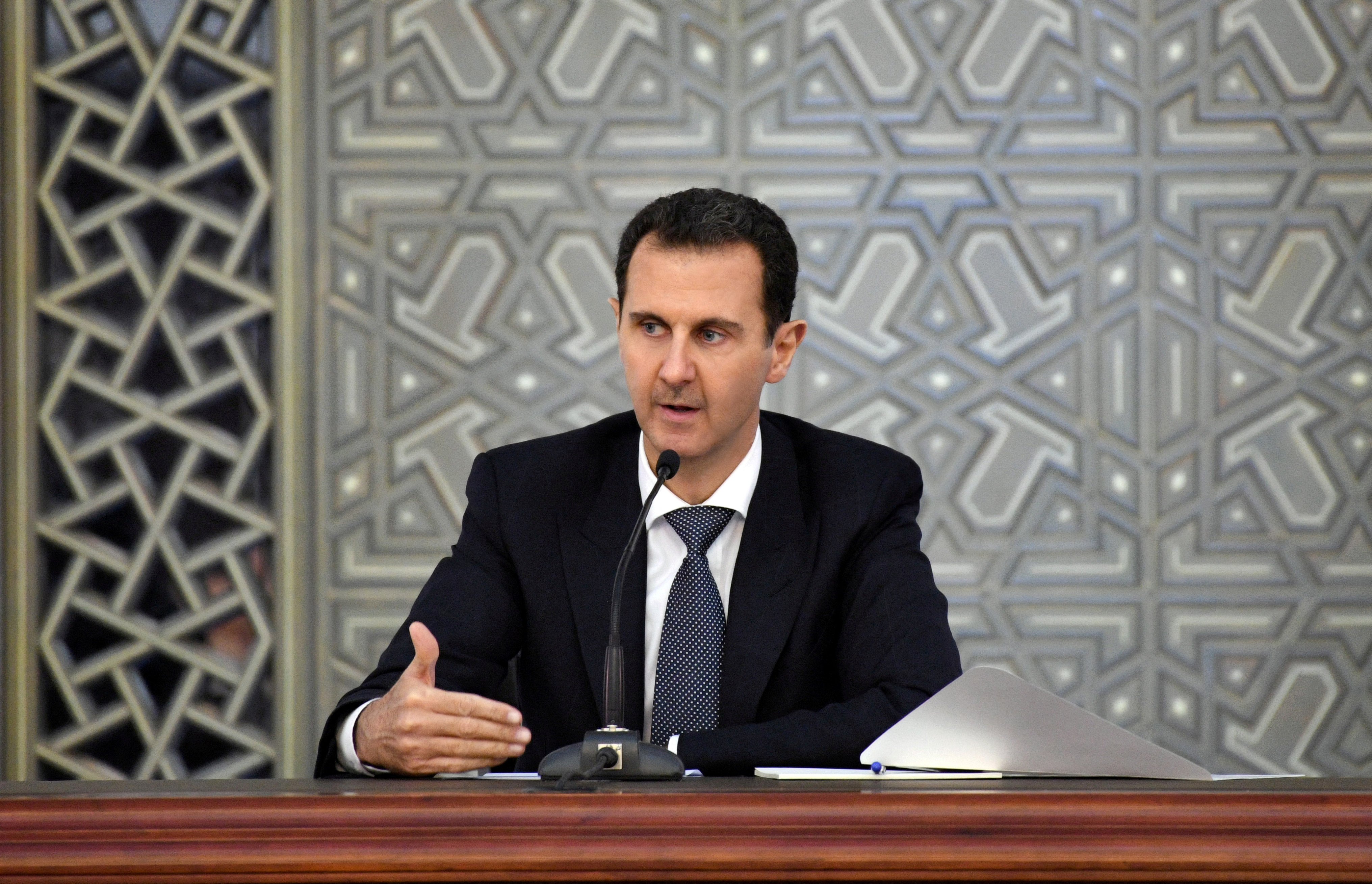 FILE PHOTO: Syrian President Bashar al-Assad as seen in Damascus