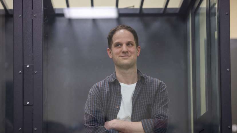 Wall Street Journal reporter Evan Gershkovich appears in court