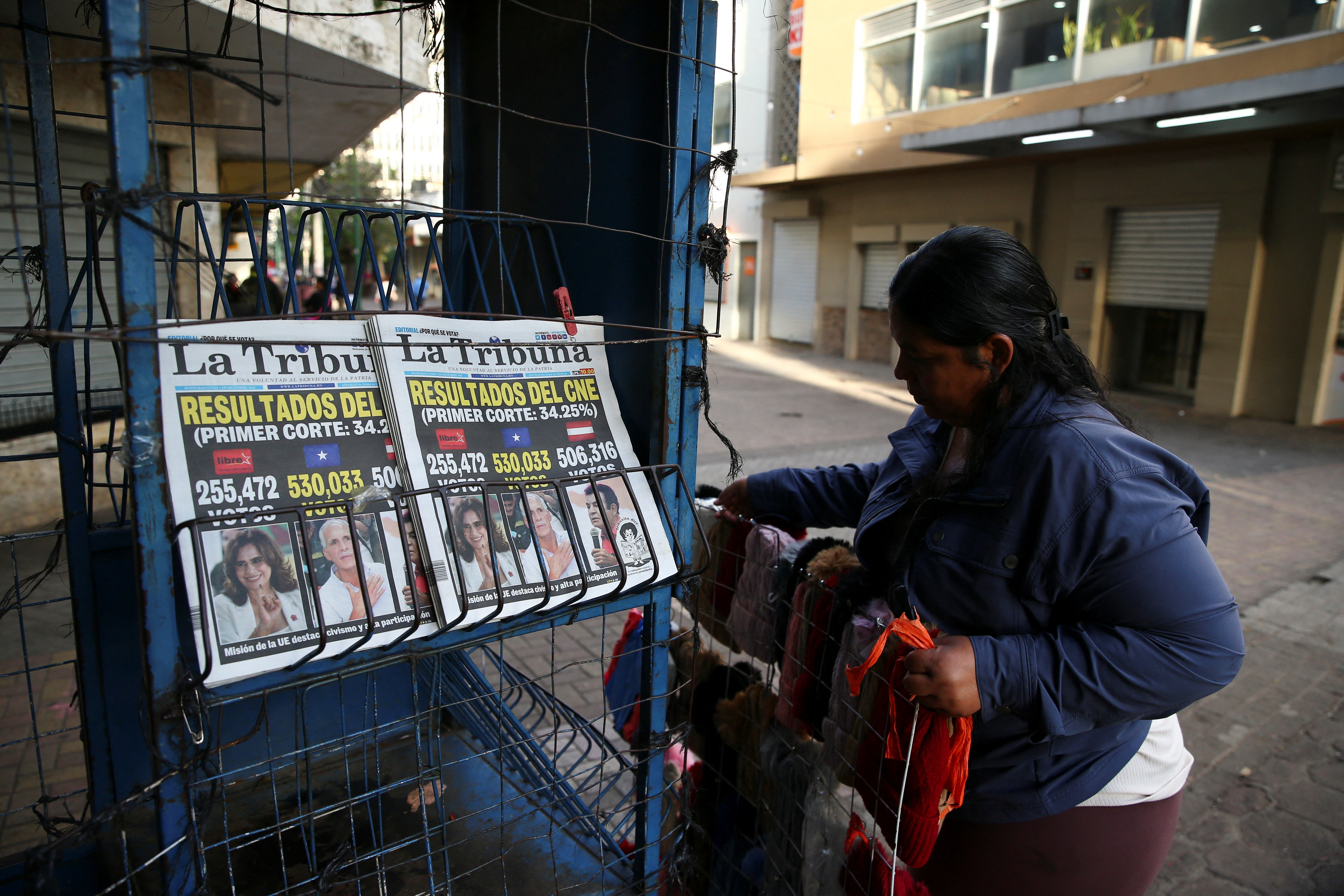 Preliminary results of the general election in Tegucigalpa
