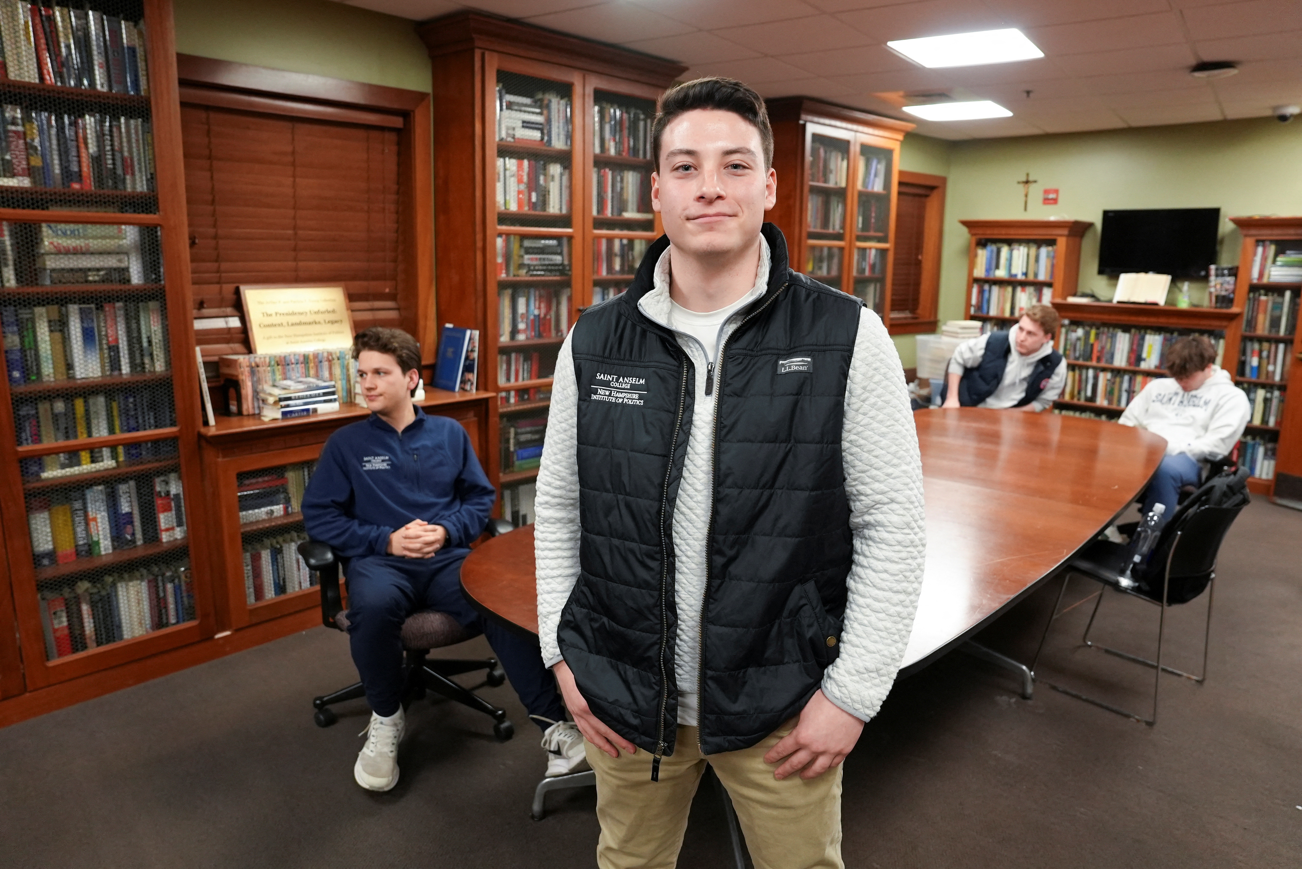 FILE PHOTO: Ahead of midterms, Republicans confront cooling support from young men over Trump policies