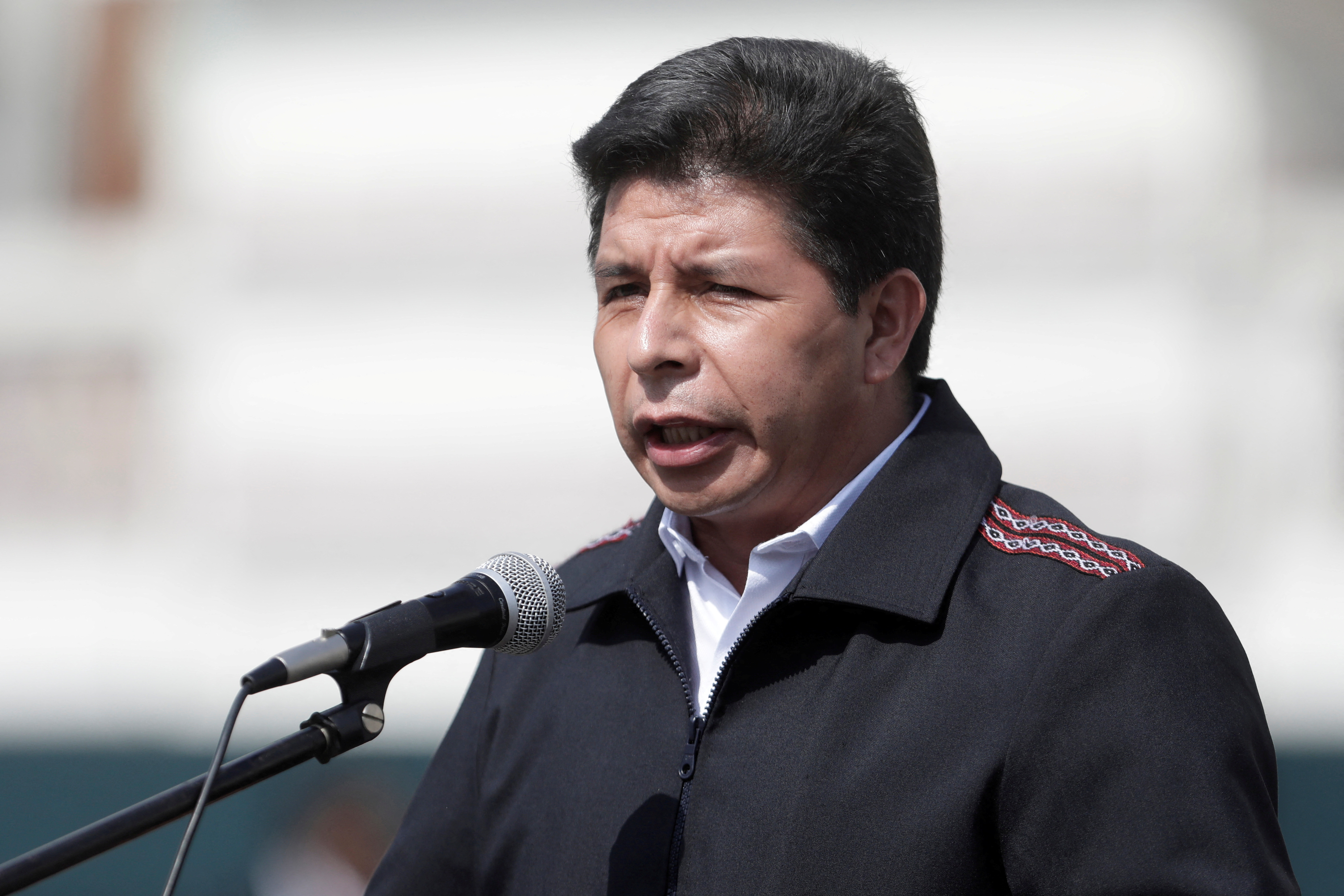 Peru's President Castillo arrives at congress amid curfew imposed over fuel cost protests