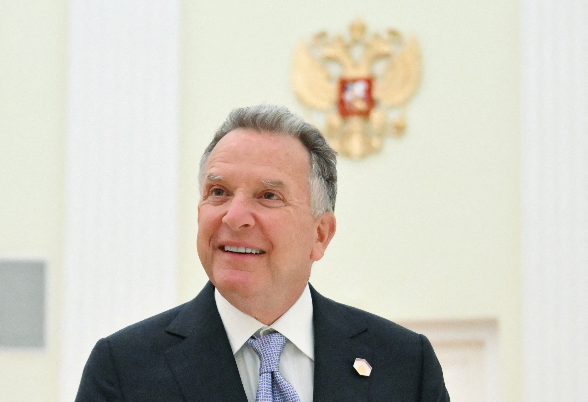 FILE PHOTO: U.S. presidential envoy Steve Witkoff  in in Saint Petersburg, Russia