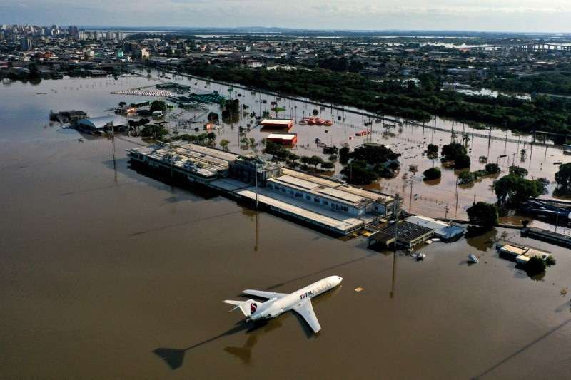 FILE PHOTO: Floods due to heavy rains in Rio Grande do Sul in Brazil
