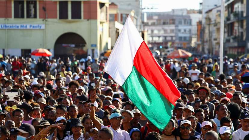 Nationwide youth-led protest over frequent power outages and water shortages, in Antananarivo