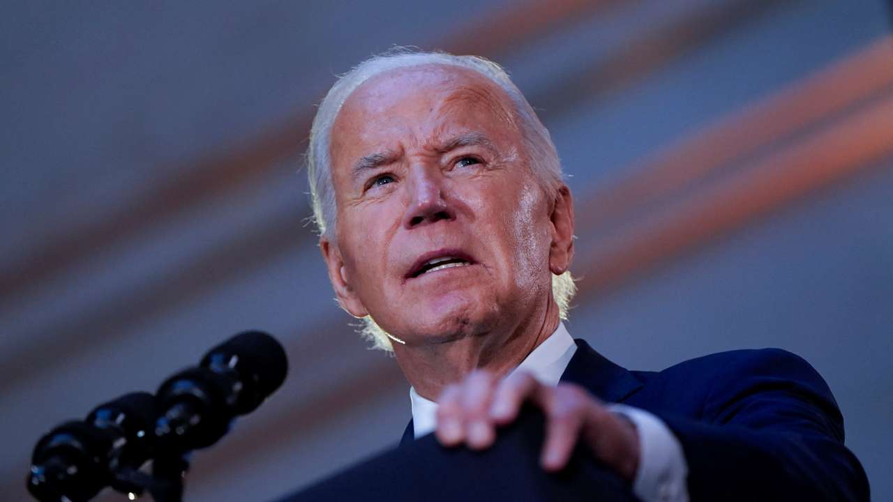 U.S. President Biden attends a reception at the Metropolitan Museum of Art