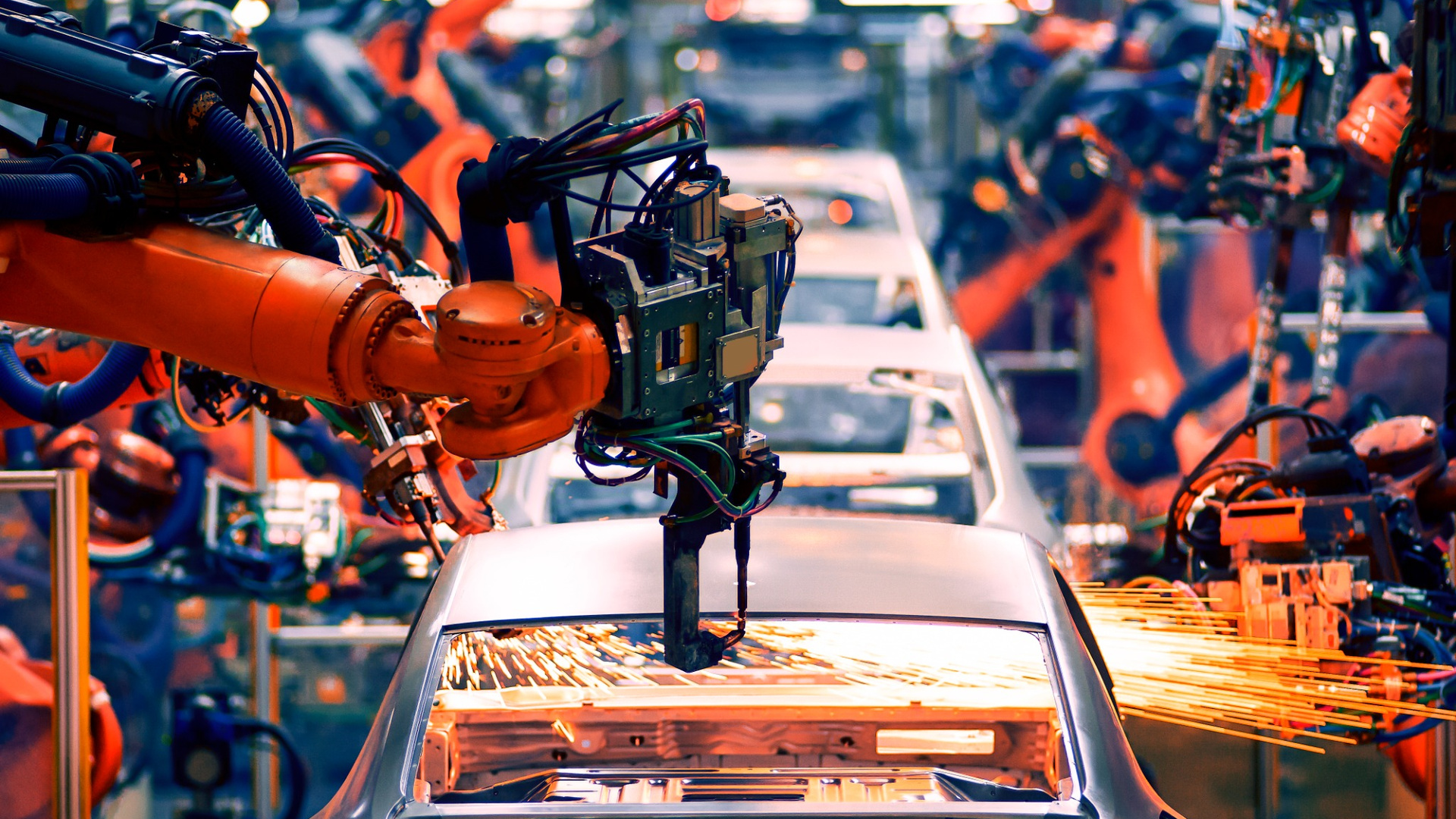 Stock photo of automotive manufacturing