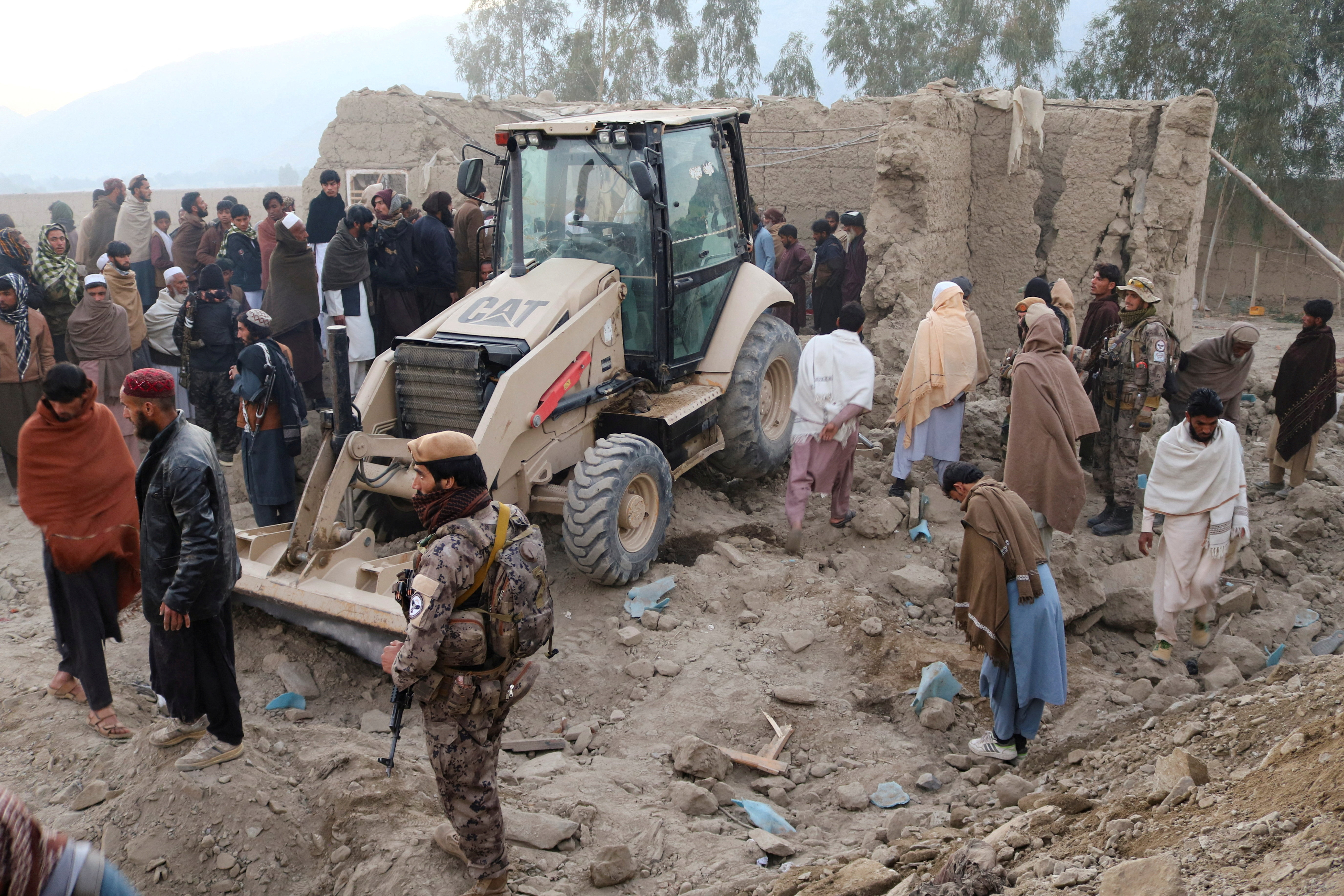 FILE PHOTO: Aftermath of the Pakistani airstrikes in Bihsud district, Nangarhar province