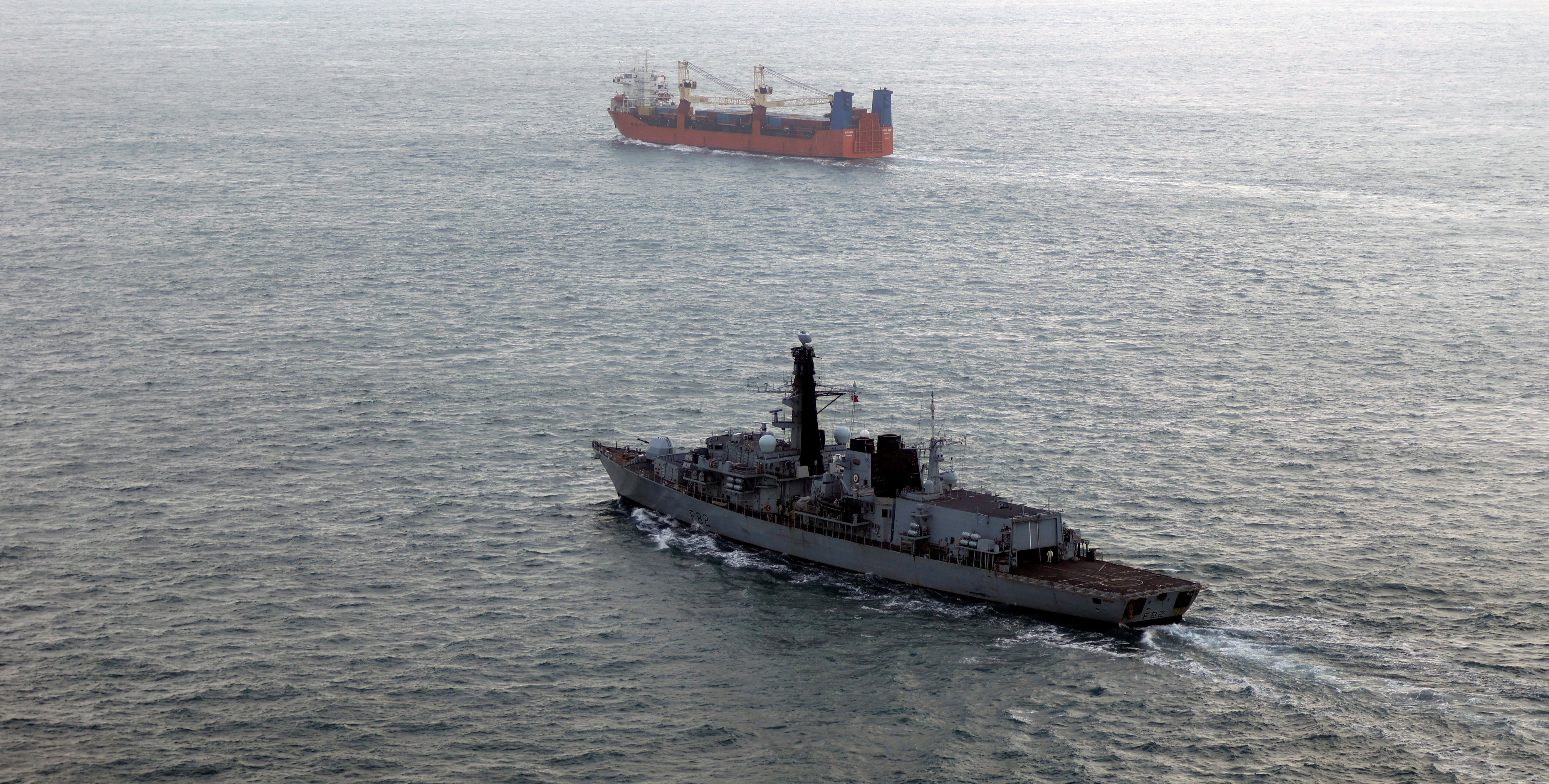 UK's Royal Navy monitors Russian warship