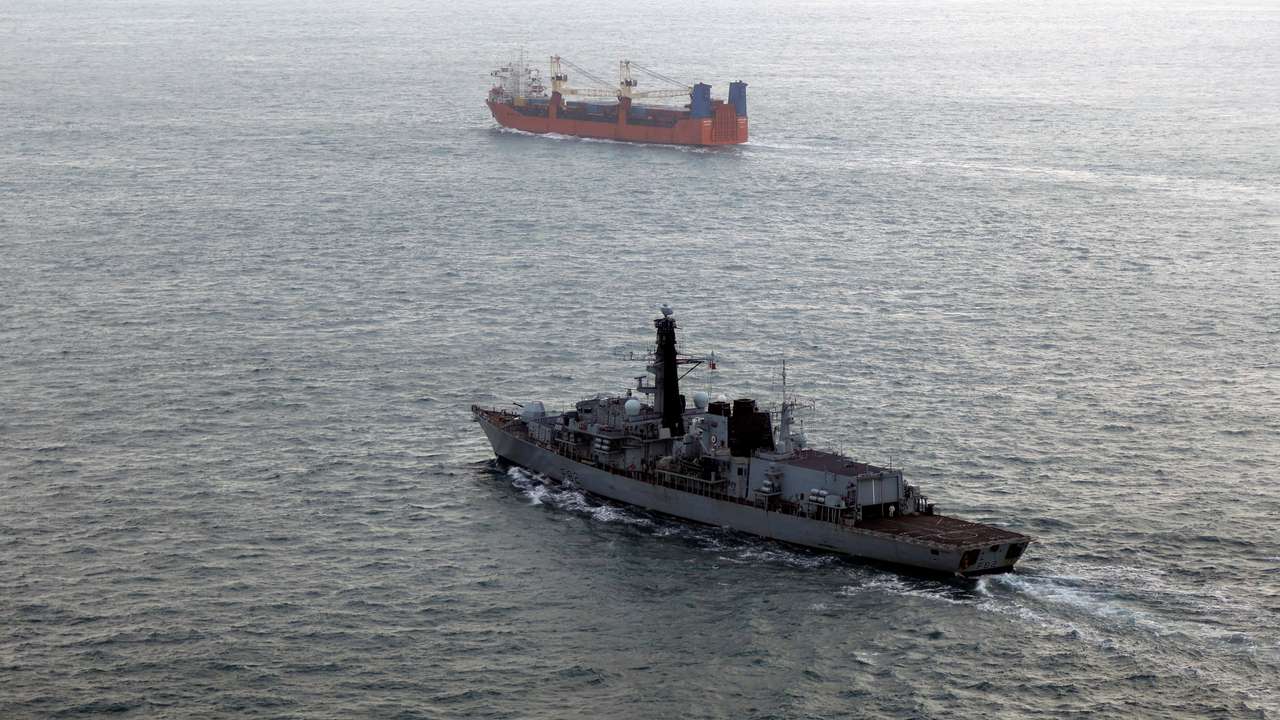 UK's Royal Navy monitors Russian warship