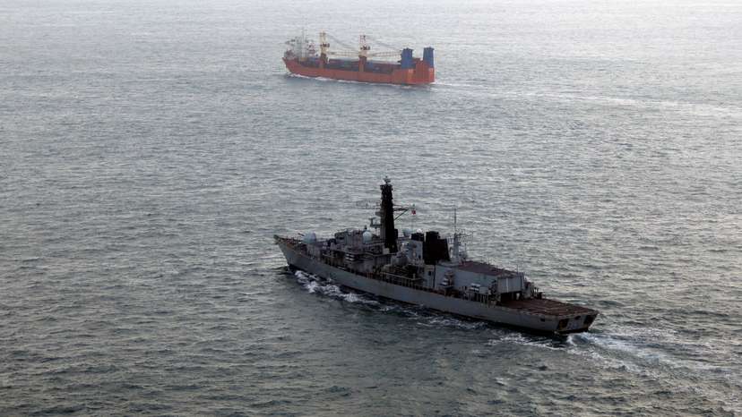 UK's Royal Navy monitors Russian warship