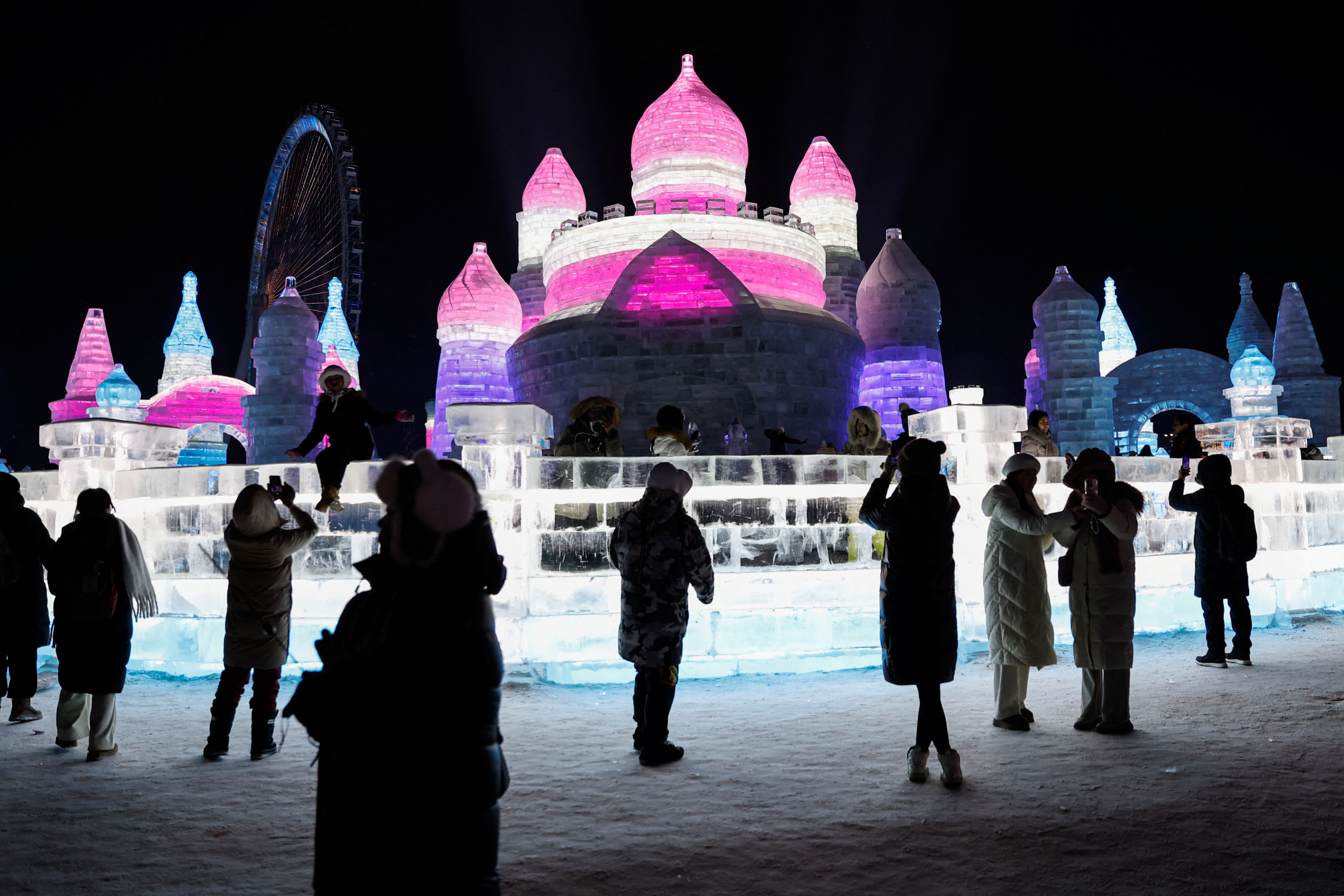 Harbin International Ice and Snow Festival, in Heilongjiang