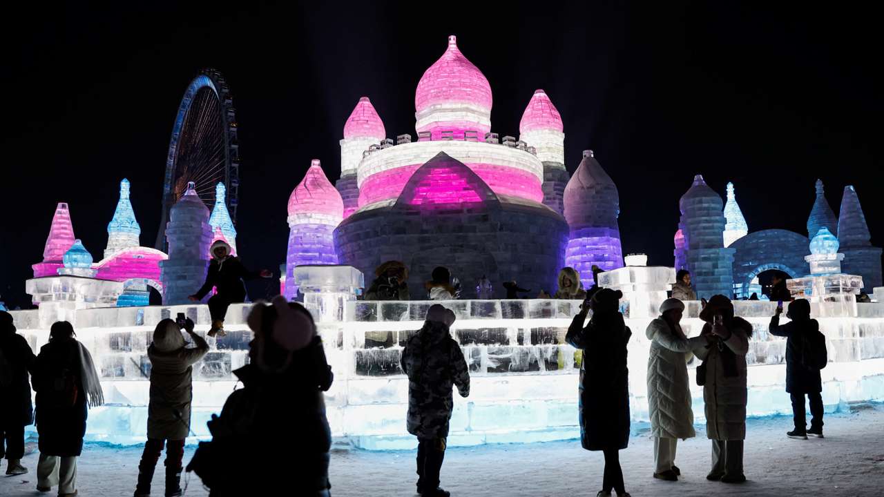 Harbin International Ice and Snow Festival, in Heilongjiang