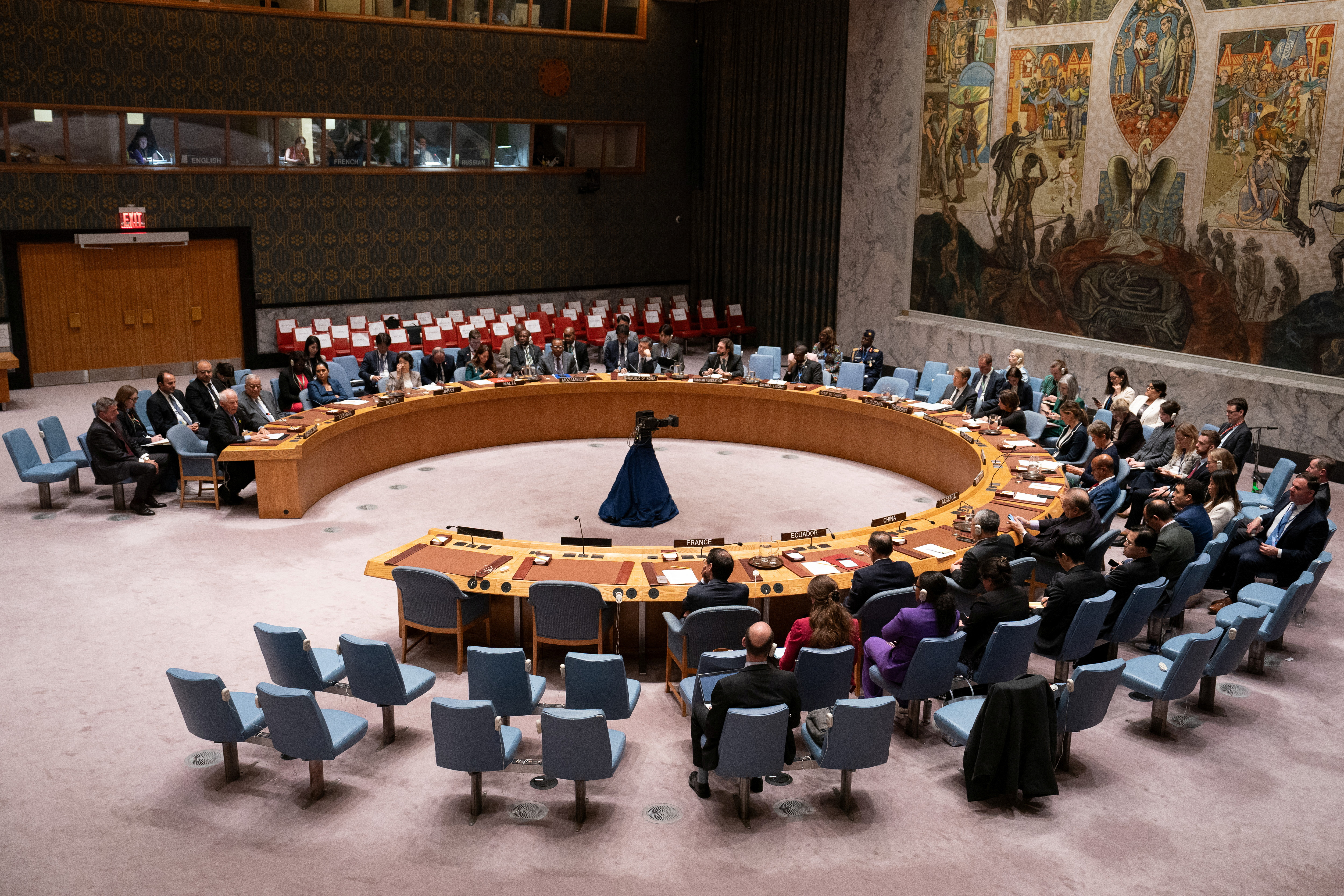 The United Nations Security Council meets on the escalation in fighting in Lebanon between Israel and Hezbollah during the United Nations General Assembly