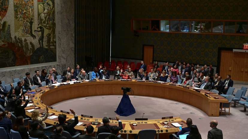 United Nations Security Council votes on a ceasefire proposal