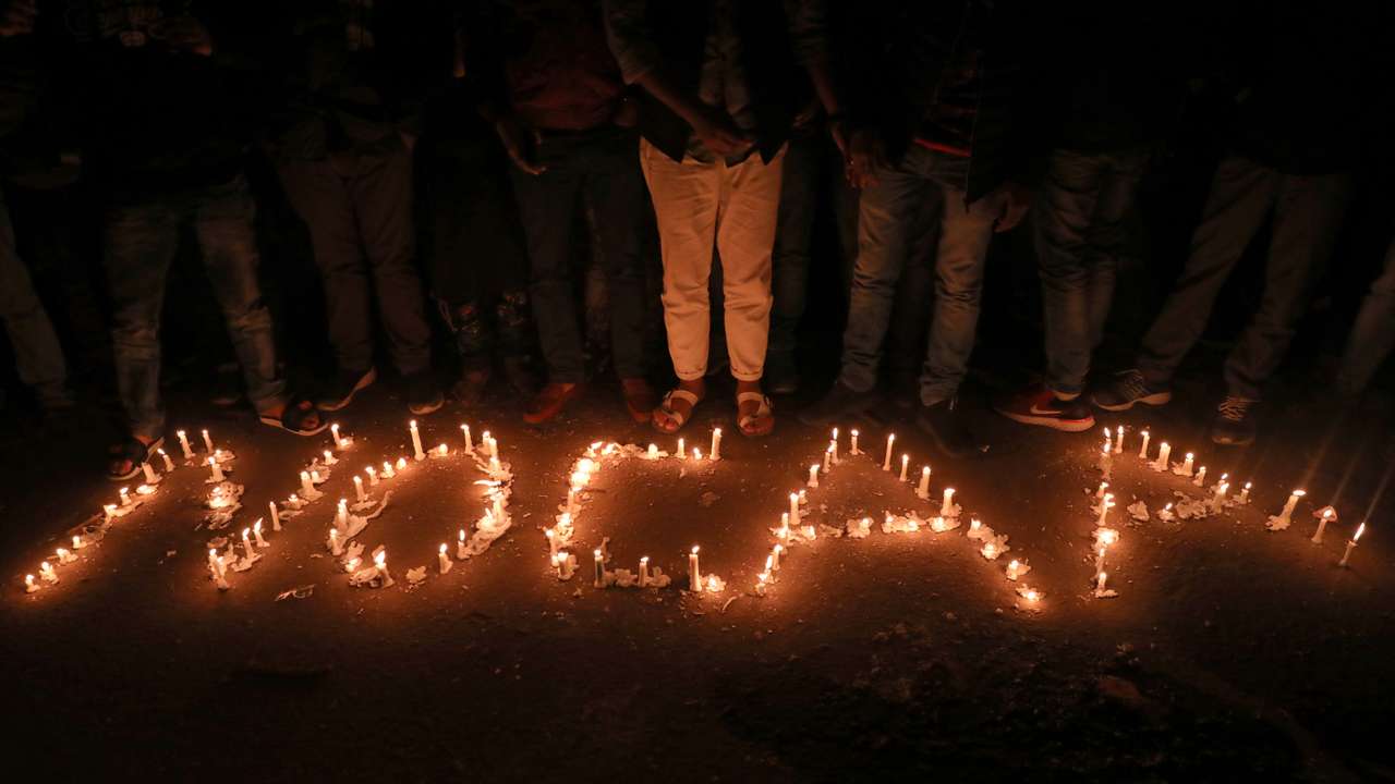 Protests against new citizenship law, in New Delhi