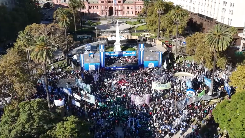 Mass protests erupt in Argentina over Milei labour reforms