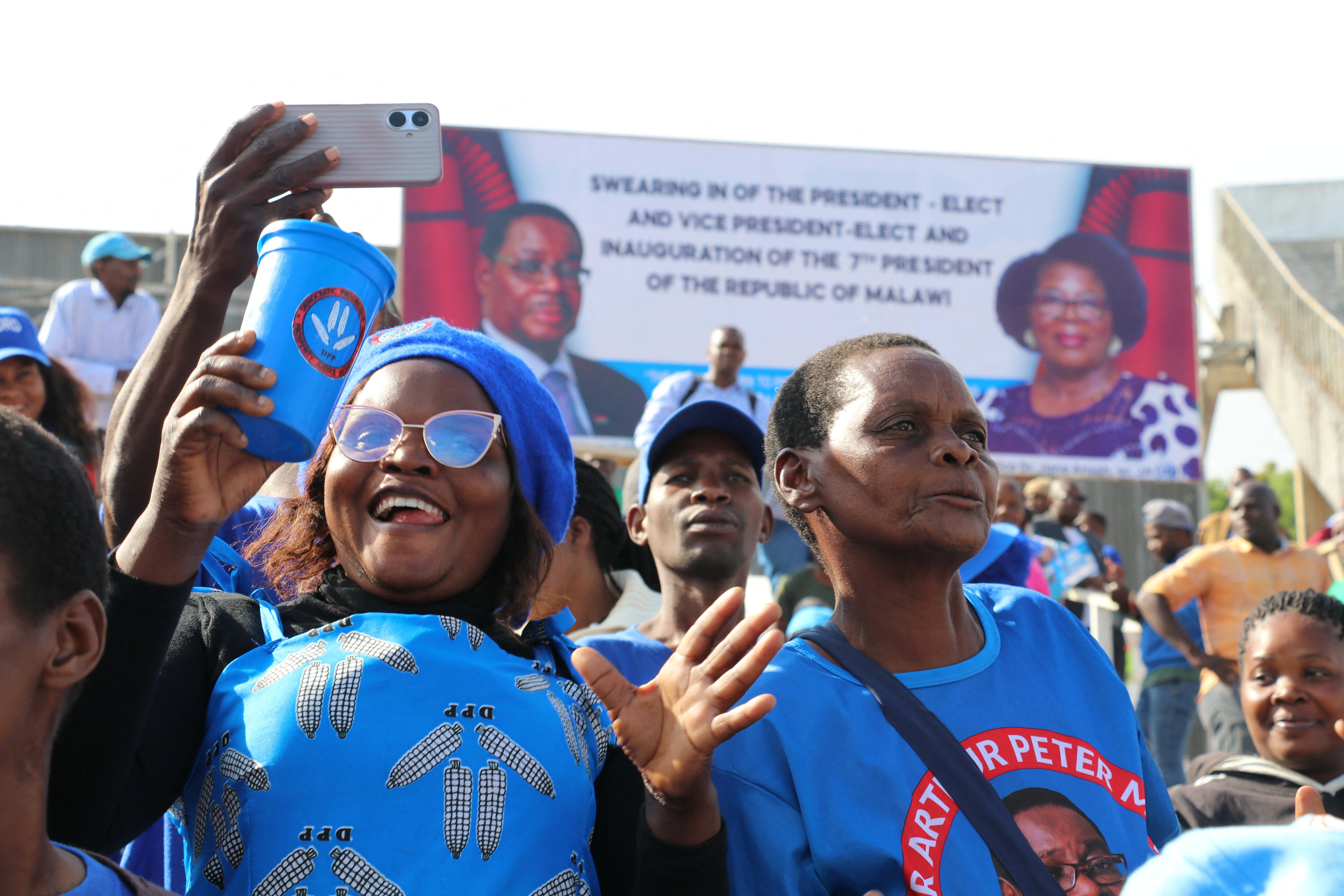 Mutharika sworn in as Malawi's seventh president
