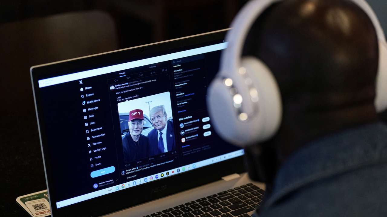 Billionaire Musk interviews Trump on the X social media network