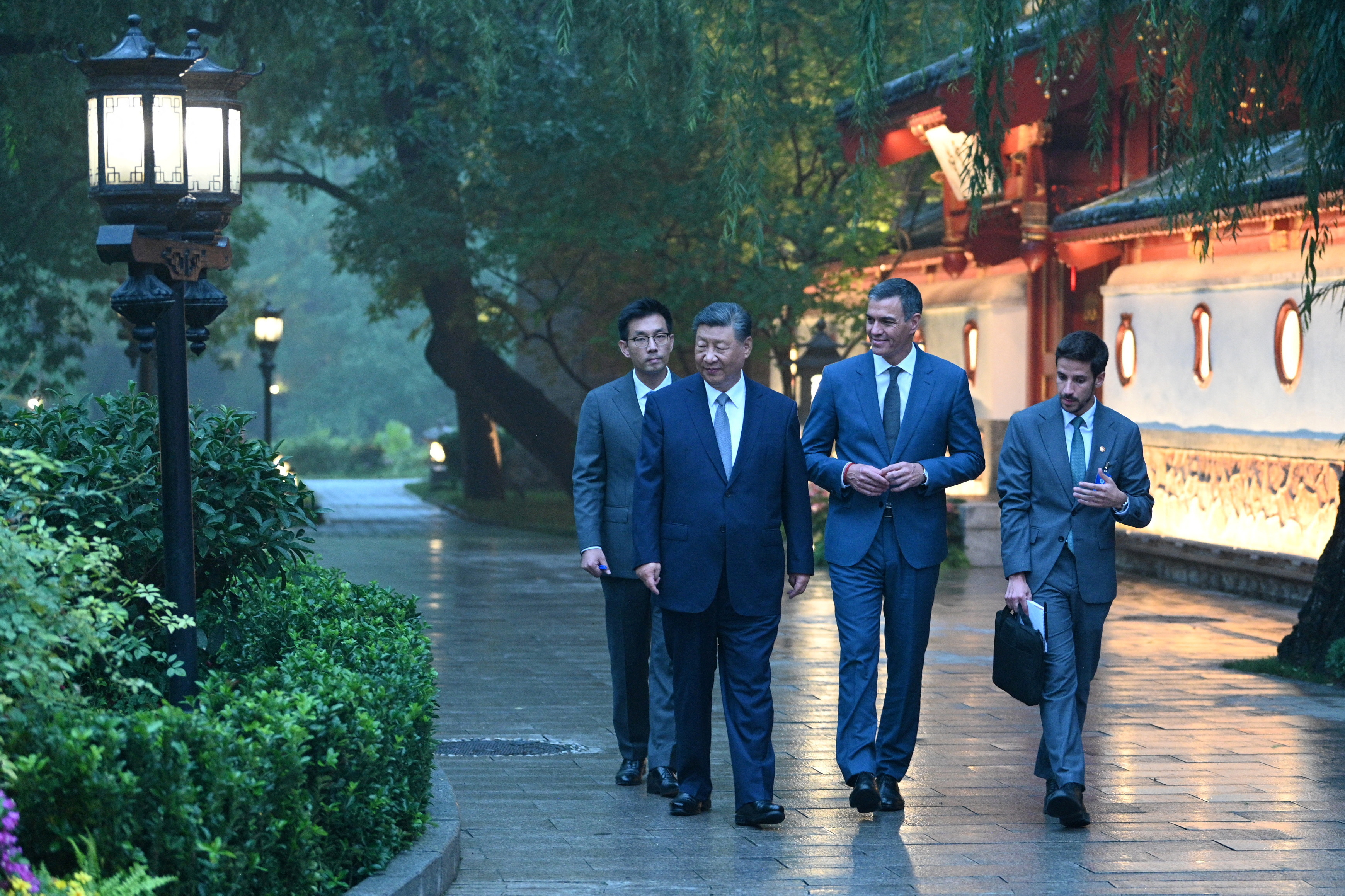 FILE PHOTO: Spanish Prime Minister Pedro Sanchez visit to China