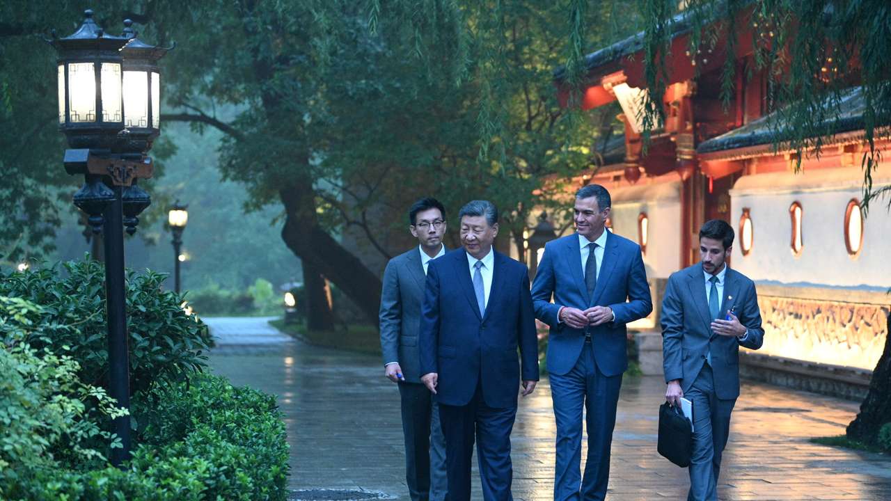 FILE PHOTO: Spanish Prime Minister Pedro Sanchez visit to China