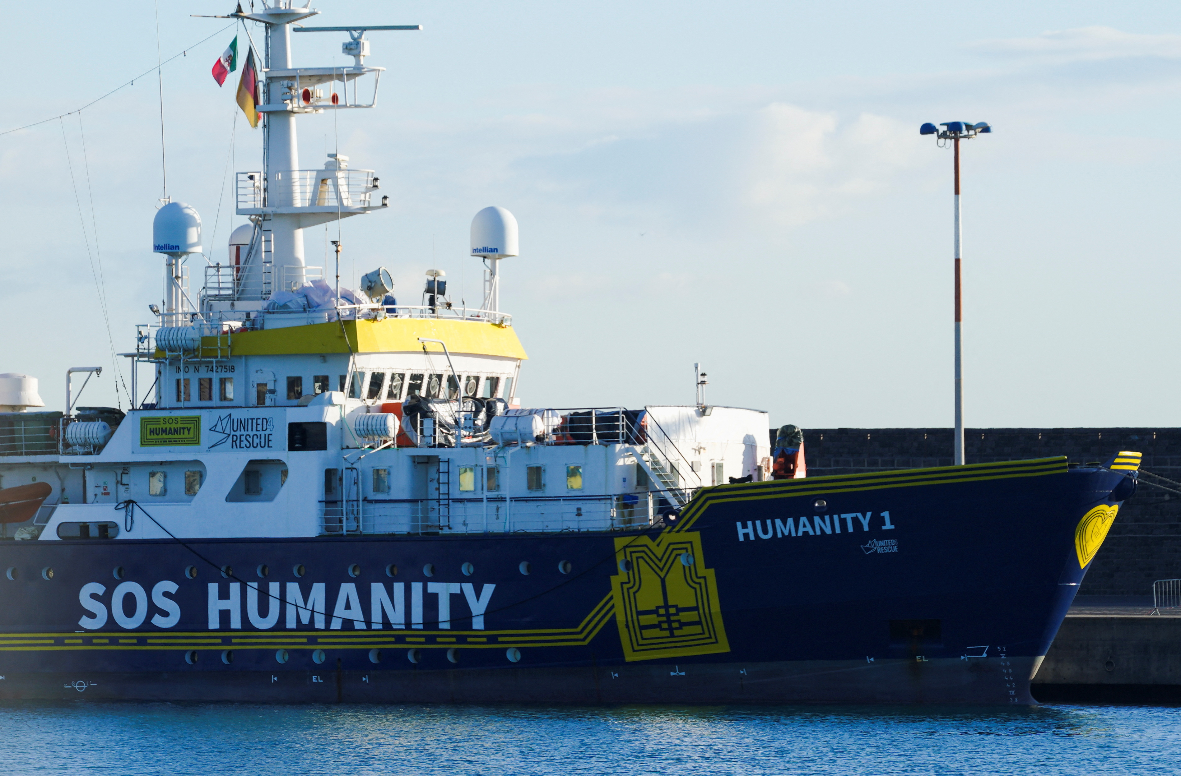 FILE PHOTO: NGO rescue ships docked in Catania