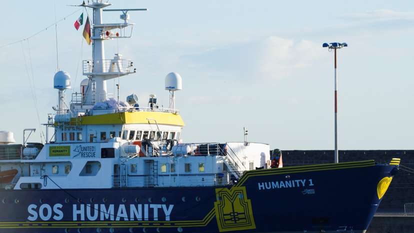 FILE PHOTO: NGO rescue ships docked in Catania