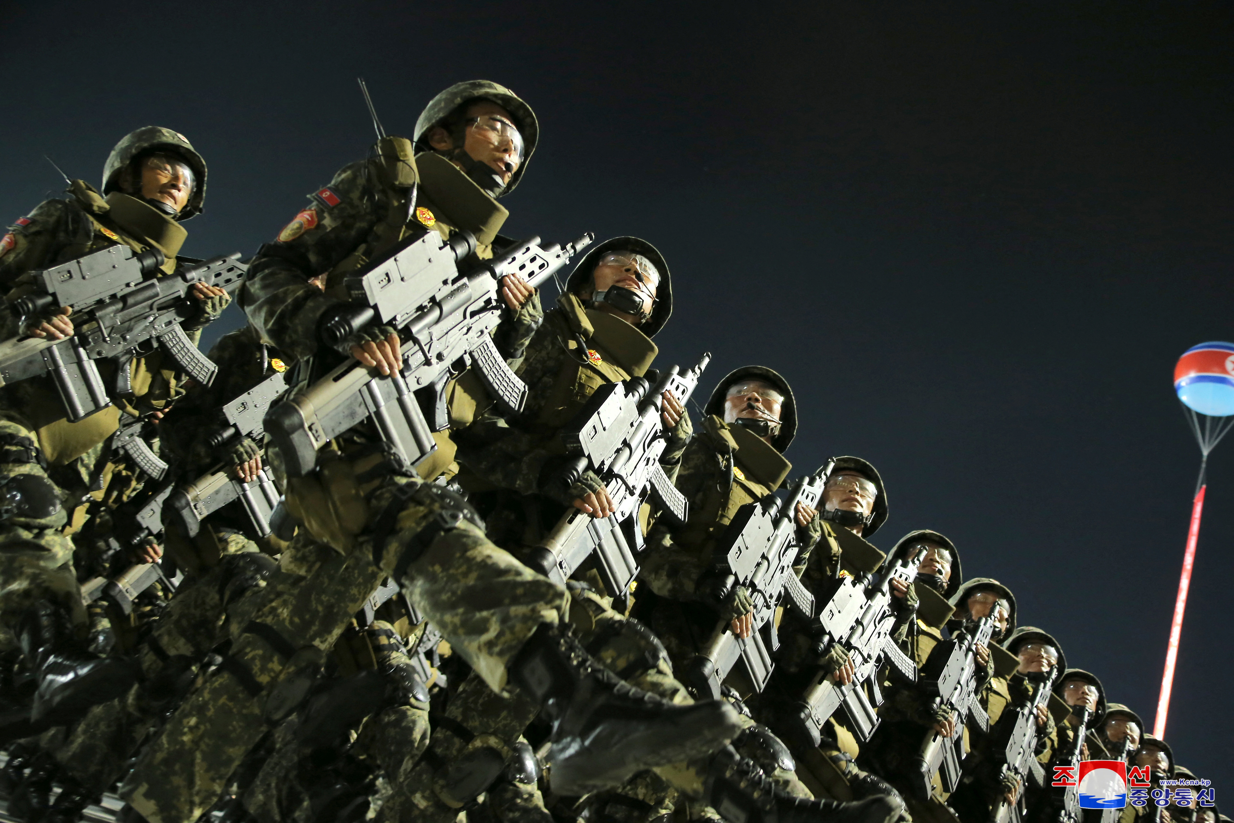 FILE PHOTO: Military parade commemorating 70th anniversary of the Korean War armistice in Pyongyang