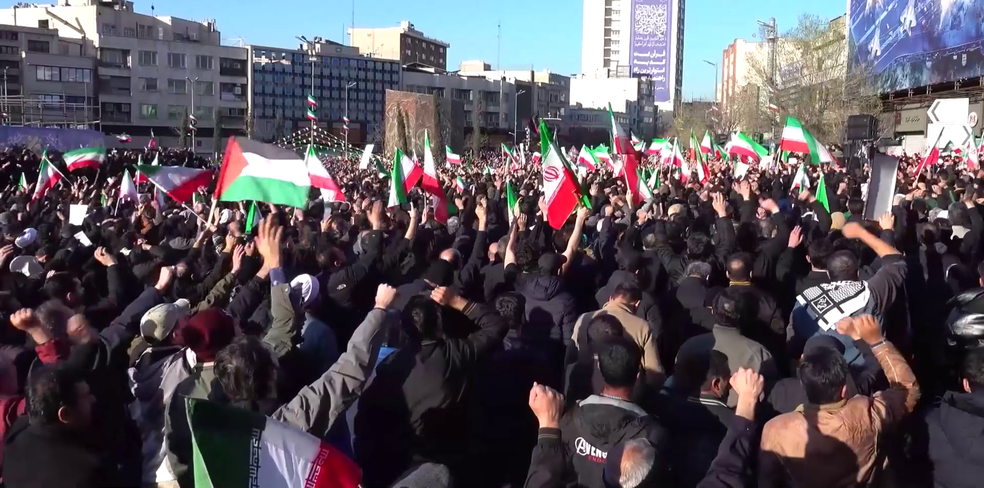 Thousands gather in Iran for funeral of victims