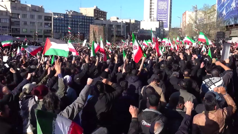 Thousands gather in Iran for funeral of victims