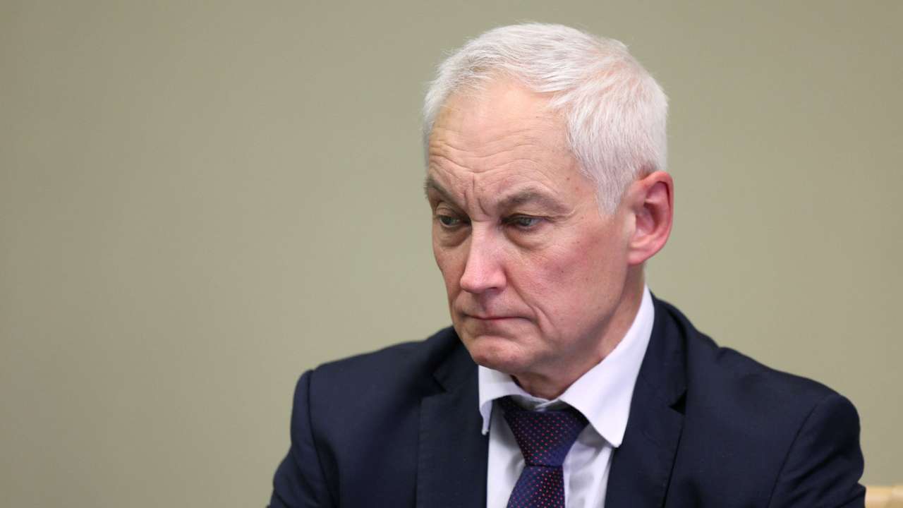 Russian First Deputy Prime Minister Andrei Belousov attends a meeting of members of Security Council and the government and the heads of law enforcement agencies, outside Moscow