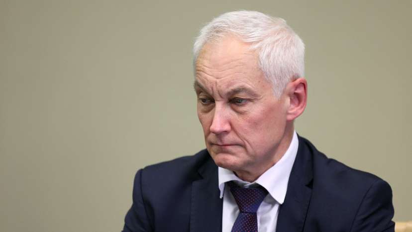 Russian First Deputy Prime Minister Andrei Belousov attends a meeting of members of Security Council and the government and the heads of law enforcement agencies, outside Moscow