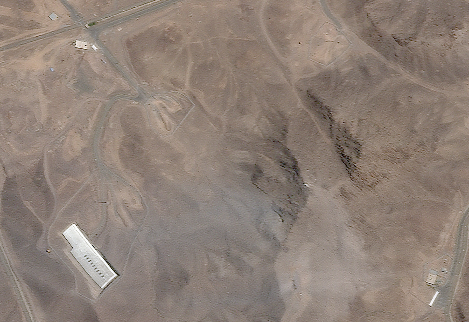 FILE PHOTO: Satellite imagery over Fordow after US strikes
