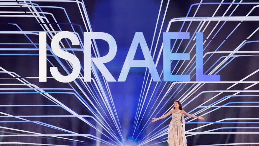 Dress rehearsal ahead of the grand final of the 2024 Eurovision Song Contest, in Malmo
