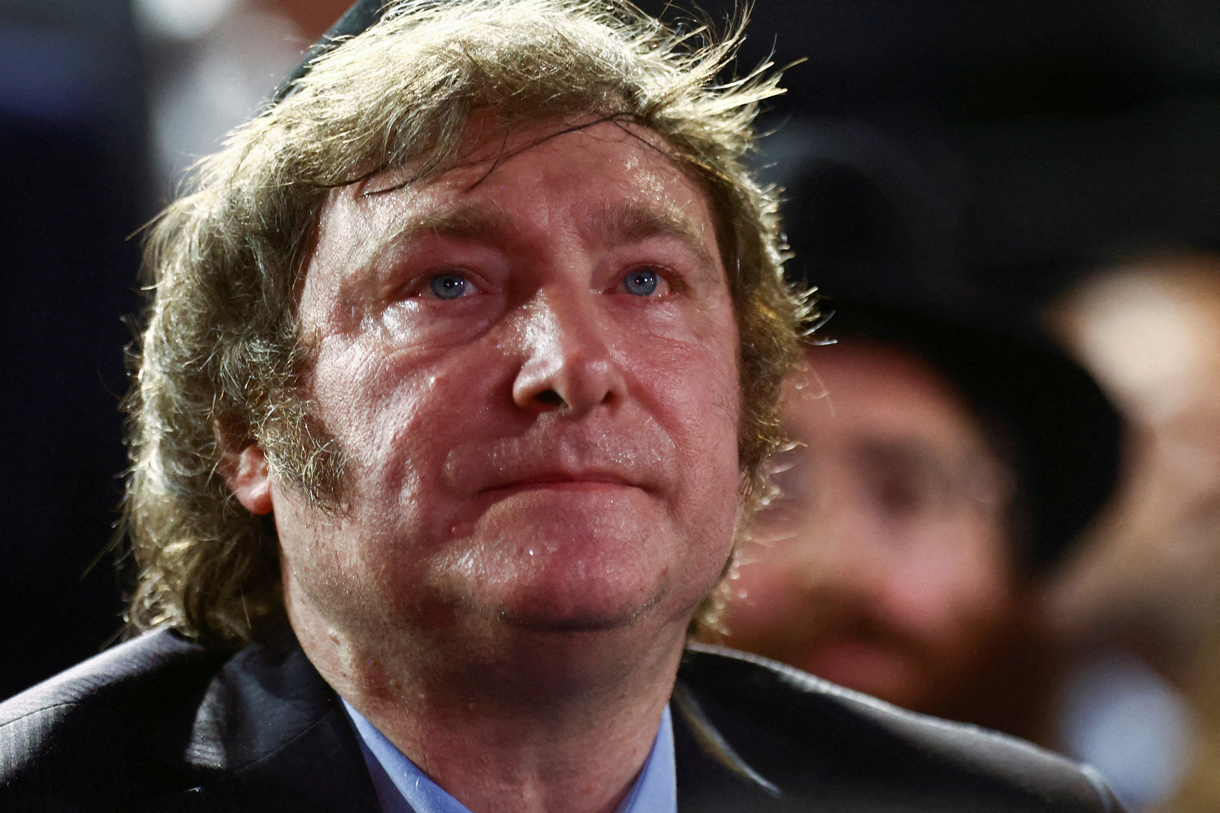 FILE PHOTO: Argentina's President Javier Milei celebrates Hanukkah, in Buenos Aires