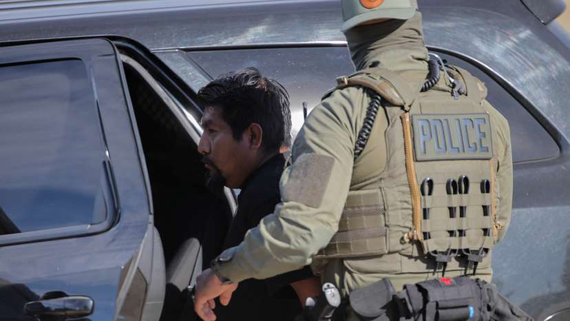 U.S. federal agents conduct immigration operation in Thermal
