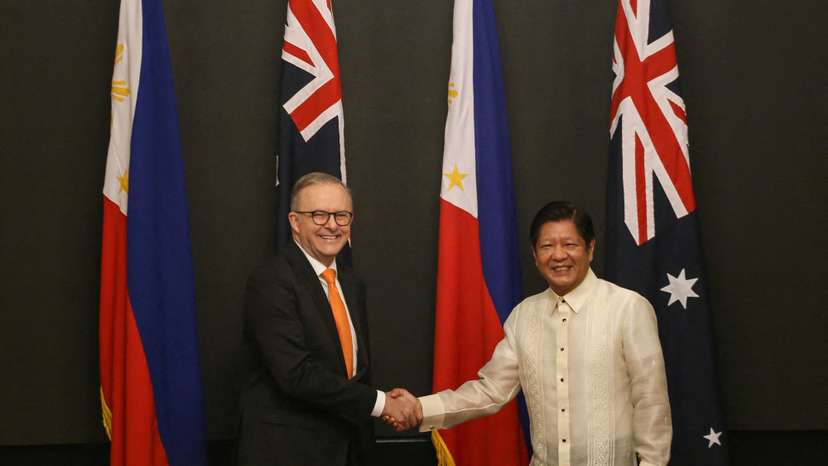 FILE PHOTO: Marcos hosts Australian PM Albanese in Manila