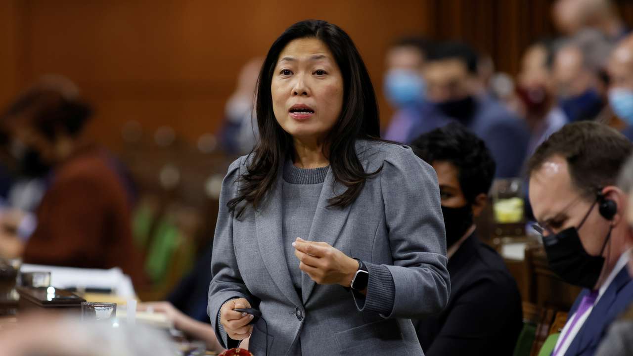 Canada's Minister of International Trade Ng speaks on Parliament Hill in Ottawa