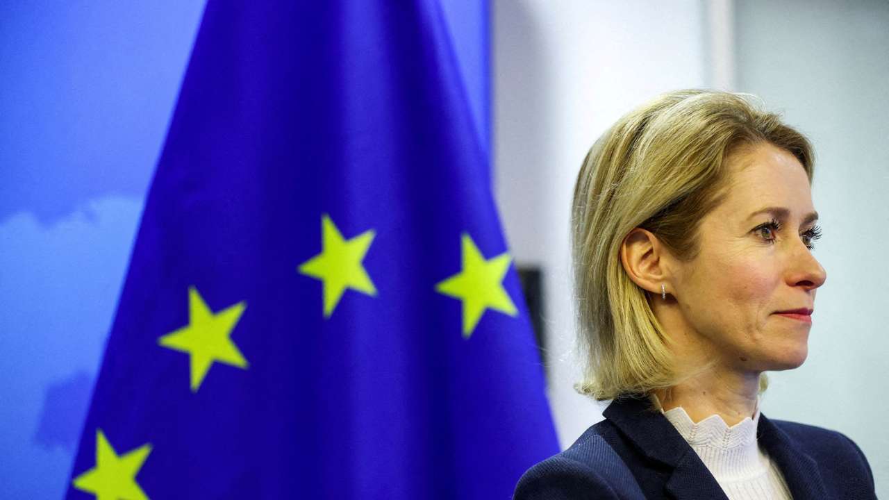 FILE PHOTO: EU High Representative for Foreign Affairs and Security Policy Kaja Kallas in Brussels