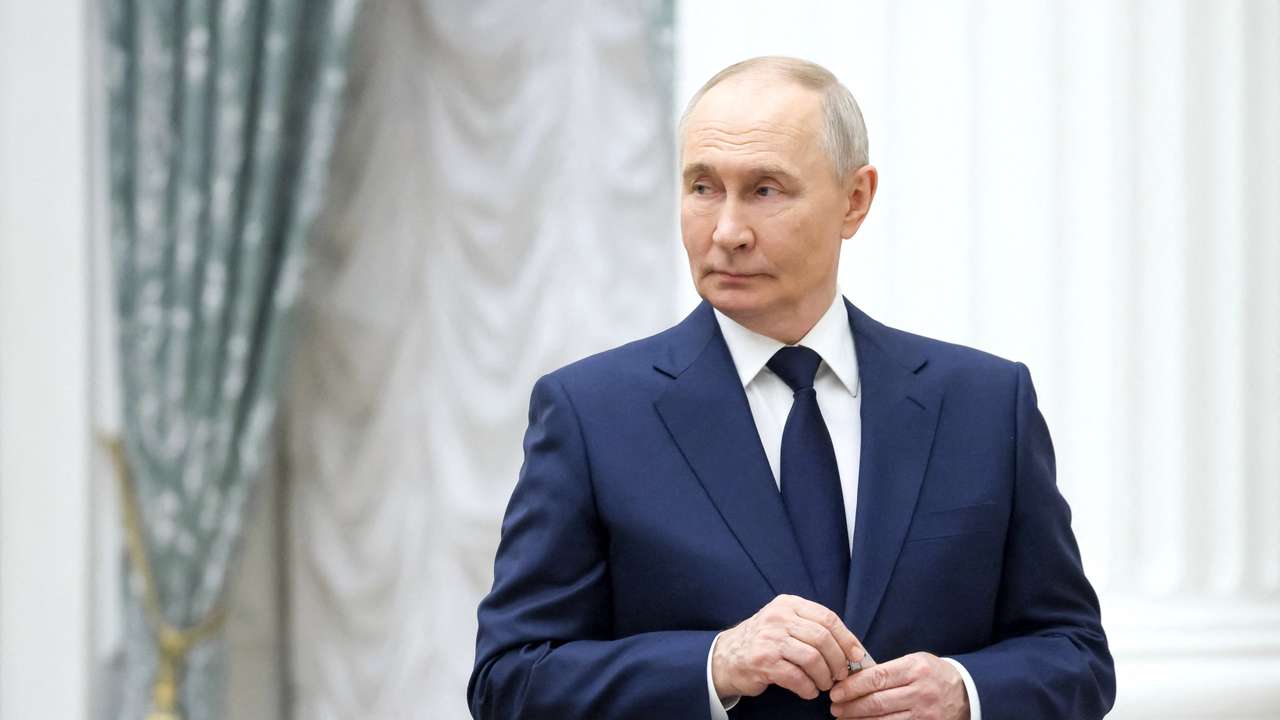 Russian President Vladimir Putin presents state awards in Moscow