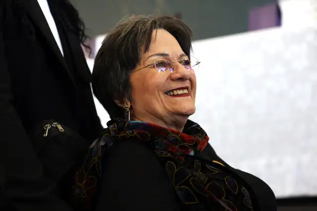 Maria da Penha em evento do Conselho Nacional de Justiça, em Brasília. Foto:
