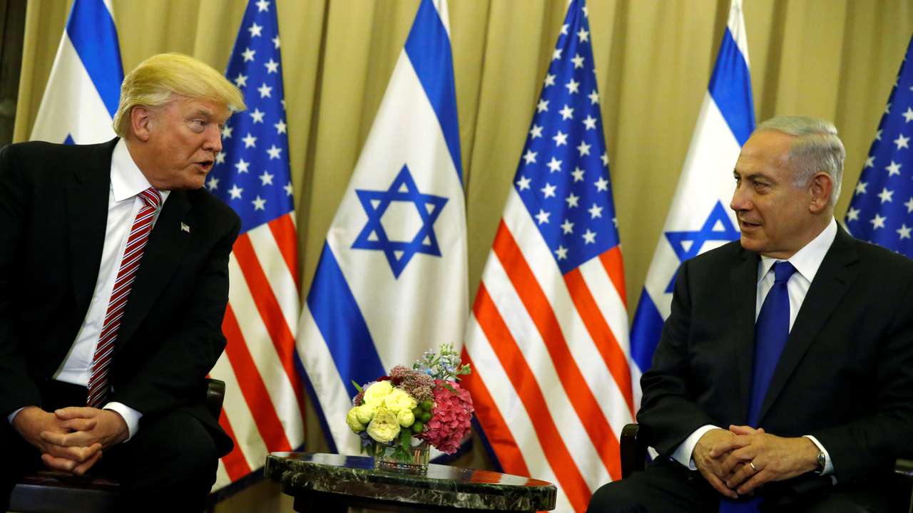Trump and Netanyahu speak to reporters before their meeting in Jerusalem