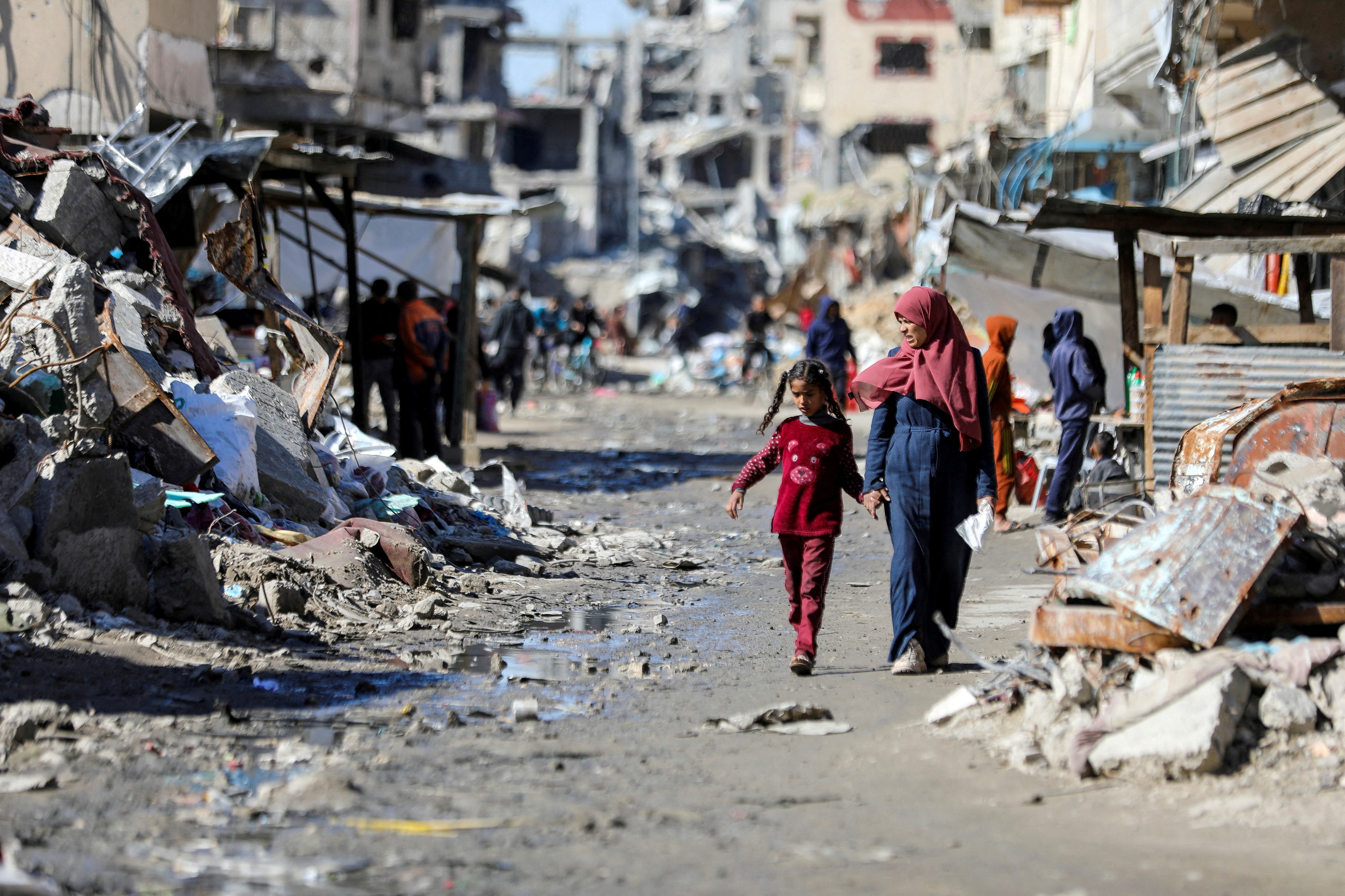 FILE PHOTO: Scenes of destruction in Gaza amid the ongoing conflict between Israel and Hamas