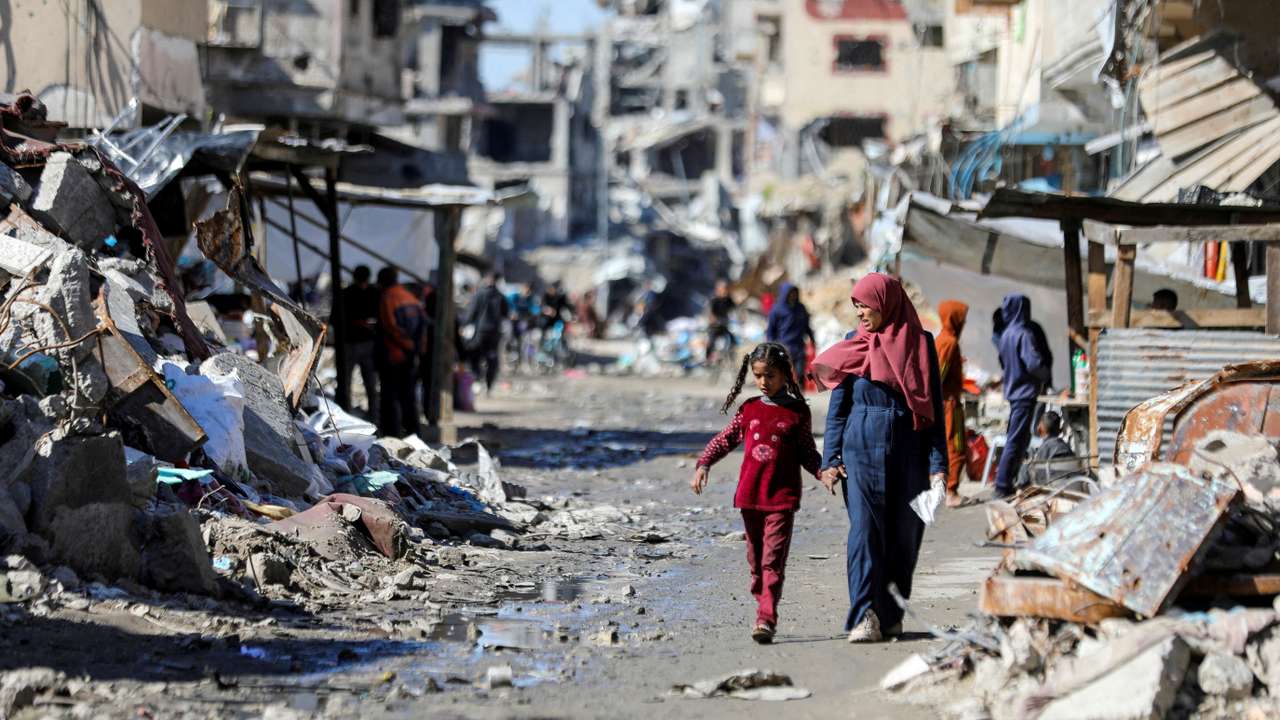 FILE PHOTO: Scenes of destruction in Gaza amid the ongoing conflict between Israel and Hamas