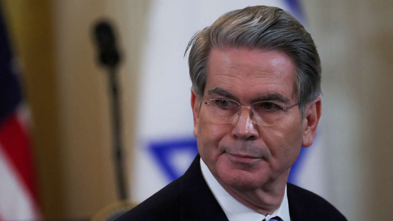 FILE PHOTO: US Treasury Secretary Bessent is pictured in Washington