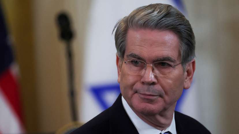 FILE PHOTO: US Treasury Secretary Bessent is pictured in Washington