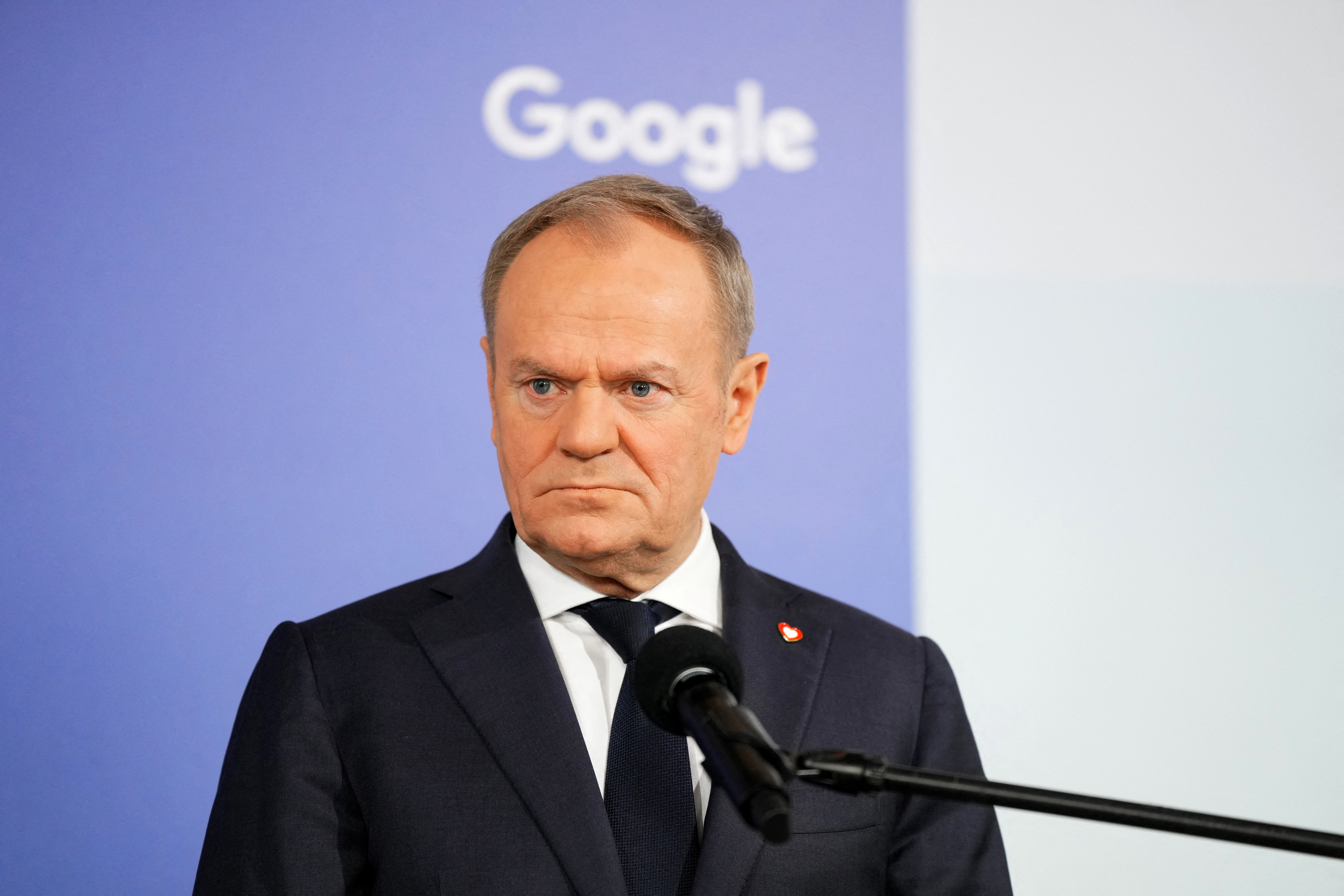 Polish PM Tusk meets Alphabet and Google CEO Pichai, in Warsaw