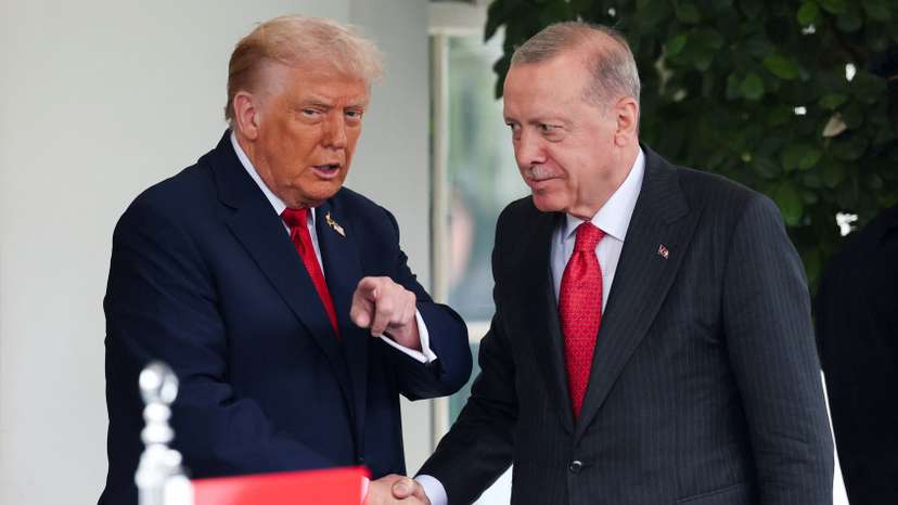 Turkey's President Erdogan visits White House, in Washington